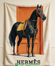 Hermes Throw Blankets